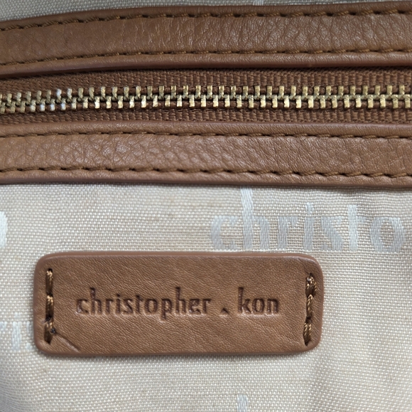 Christopher Kon Woven Leather Shoulder Bag/Crossbody! - Picture 8 of 13